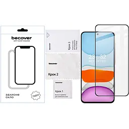 Скло захисне BeCover Samsung Galaxy A56 SM-A566 Black (712887) - мініатюра 3