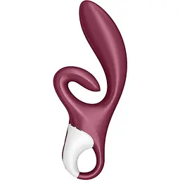 Вібратор-кролик Satisfyer Touch Me Red подвійний відросток 3 двигуна Red - мініатюра 3