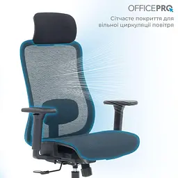 Офісне крісло OfficePro Wave OC670-B-B-B (OC670-B-B-B) - мініатюра 13
