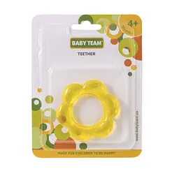 Прорізувач з гелем Квіточка 4+ Baby team Жовтий - мініатюра 3