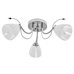 Люстра стельова Brille в зал E27 60W CH (LK-622C/3)