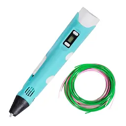 Ручка для малювання 3D USB, блакитна - мініатюра 2