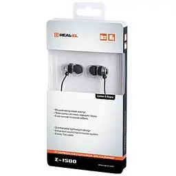 Навушники Real-El Z-1500 Black (EL124200008) - мініатюра 2
