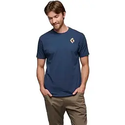 Футболка Black Diamond M MonoPocket SS Tee Indigo L (1033-BD 7302594013LRG1) - мініатюра 3