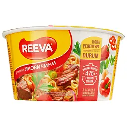 Локшина швидкого приготування Reeva зі смаком яловичини 75 г (927287) - мініатюра 3