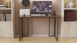 Комп'ютерний стіл Ferrum-decor Ханна 75x100x60 чорний ДСП Дуб Сонома Труфель 16мм (FRD-103473) - мініатюра 4