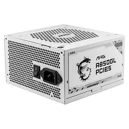 Блок живлення MSI MAG A850GL PCIE5 White 850W - мініатюра 4