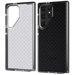 Оригінальний протиударний чохол Tech21 Evo Check Samsung Galaxy S22 Ultra Black T21-9377