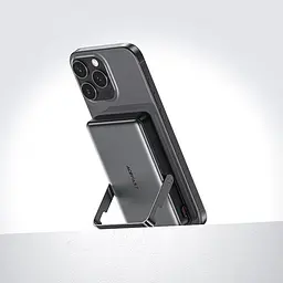 УМБ Acefast Magnetic Wireless 10000mAh 22.5W PD,QC 3.0 USB-C In/Out, QI 15W, with holder M17 Black - мініатюра 7
