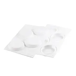 Форма для випікання Silikomart Decor Round d 85 h 15 мм, 80 мл x 4 (DECOR ROUND 80)