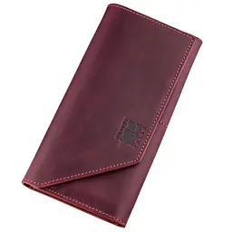 Жіночий шкіряний гаманець-клатч GRANDE PELLE 10х20х2,5 см acs0015772
