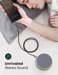 Кабель Ugreen AV112 3.5 мм Male to 3.5 мм Male Cable Gold Plated Metal Case with Braid 0.5 м Black () - мініатюра 5