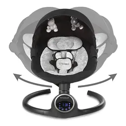 Заколисуючий центр Kidwell 2в1 REVE Black/Silver - мініатюра 4