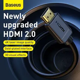 Кабель Baseus High Definition HDMI Male To HDMI Male 4k V2.0 1m (CAKGQ-A01) [73263] - мініатюра 5