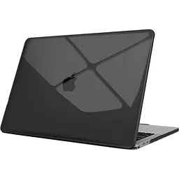 Пластикова накладка HardShell Crystal Case для Apple MacBook Pro 13.3` A1706/A1708/A1989/A2159/A2289/A2251/A2338 Black [105798]