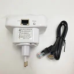 Бездротовий підсилювач Wi-Fi репітер розширювач діапазону Wireless ретранслятор Wi-Fi мережі 300 Мбіт/с WR03 - мініатюра 6