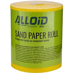 Наждачний папір Alloid Building Tools на паперовій основі 115мм х 10м зерно 60 (SP-10060) - мініатюра 3