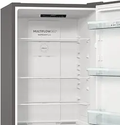 Холодильник з нижньою морозильною камерою Gorenje (NRK6191EXL4) - мініатюра 3
