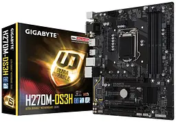 Материнська плата Gigabyte GA-H270M-DS3H LGA 1151 (GA-H270M-DS3H) Б/В