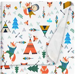 Пелюшки фланелеві Cosas Fox Wigwam 100х120 см (FlannelDiapers_FoxWigwam_100x120)