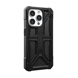 Протиударний чохол UAG Monarch Series Carbon Fiber для iPhone 15 Pro (114278114242) - мініатюра 3