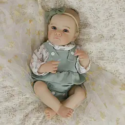 Колекційна силіконова лялька реборн reborn анатомічна дівчинка пупс стелла Reborn Dolls det0018894 - мініатюра 4