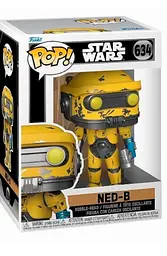 Колекційна  фігурка   Funko Pop Фанко Поп Obi-Wan Kenobi Ned-B Обі-Ван Кенобі Нед Star Wars Зоряні війни 10см SW O-W K 634 - мініатюра 3