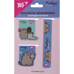 Закладки магнітні Yes Pusheen Blue 3 шт. (708348)