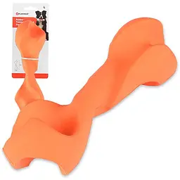 Flamingo Rubber Flexo Twisted Dumbbell 21х7 см Флексо скручена гантель жувальна іграшка для собак
