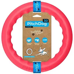 Кільце для апортування PitchDog 30, 28 см, рожевий (62387)