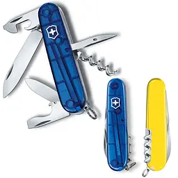 Ніж Victorinox Spartan Ukraine 91мм 12функ син.прозор-жовт