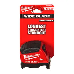 Рулетка WIDE BLADE MILWAUKEE (Gen2), 5м (35мм) - мініатюра 3