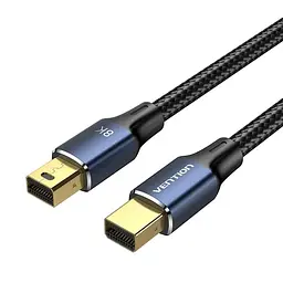 Кабель Vention mini DisplayPort - mini DisplayPort (M/M), 1.5 м, Чорний (HCGLG)