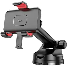 Холдер Hoco H22 Dragon automatic clamping car holder center console Червоний and Чорний