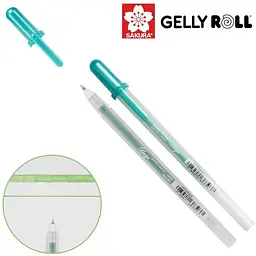 Ручка гелева Sakura Glaze 3D-Roller Зелений - мініатюра 2