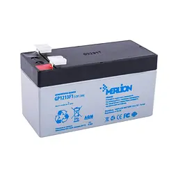 Батарея для ДБЖ 12В 1,3Ач Merlion AGM GP1213F1 12V 1,3Ah ШхДхВ 98x43x58 Q20 /