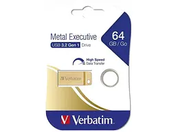 USB флеш накопичувач Verbatim 64 GB Metal Executive Gold (99106) - мініатюра 5