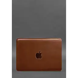 Шкіряний чохол BlankNote Crazy Horse для MacBook 13 дюймів Світло-коричневий - мініатюра 6