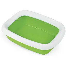 Туалет для котів з рамкою MPS Beta Small Green 43х31х12 см