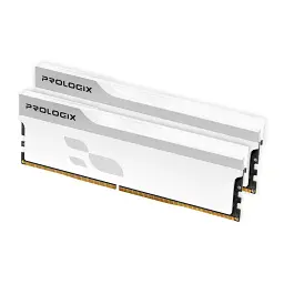 Модуль пам'яті для комп'ютера DDR4 16GB (2x8GB) 3600 MHz Onyx White Prologix (PRO16GB3600YW4K) - мініатюра 2
