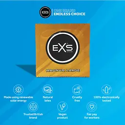 Презервативи EXS Magnum 48 шт 81240008109 104686 - мініатюра 3