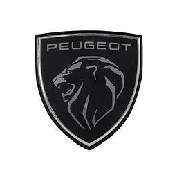 Емблема Peugeot 408X чорна 860х780 мм (на скотчі)