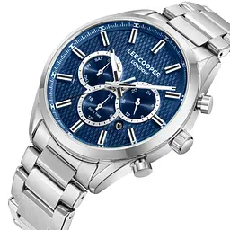 Наручний годинник чоловічий Lee Cooper London Silver Сріблястий (3447) - мініатюра 2