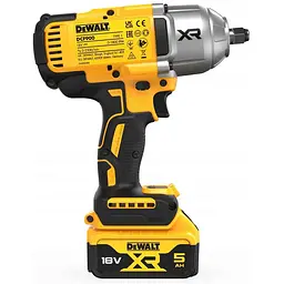DeWALT Гайковерт ударний DeWalt XR Li-Ion 18В акб 2х5А·рік 1898Нм 2300об/хв 2200уд/хв 1/2" ЗП кейс 2.9кг - мініатюра 3