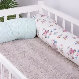Валики-бортики MirSon Kids Time 18-0005 Kind Bear захисні білі 2 шт. - мініатюра 3