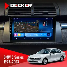 Штатна магнітола BMW 5 Series (E39) 1995-2003 Радіо модуль Decker D9-008 8x128 DSP 4G Decker (НФ-00003508)