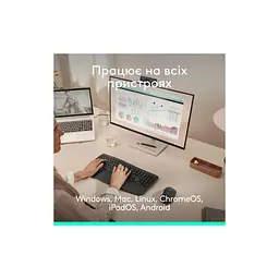 Мишка Logitech Signature Comfort Plus M850L Wireless/USB-C Graphite (910-007715) - мініатюра 7