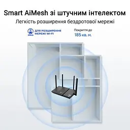 Маршрутизатор ASUS RT-BE50 (90IG09U0-MO3S00) - мініатюра 6