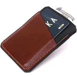 Шкіряний картхолдер GRANDE PELLE 7х9,5 см acs0018798 - мініатюра 4