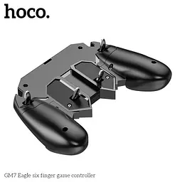 Геймпад для смартфона Hoco GM7 Eagle six finger game controller чорний - мініатюра 6